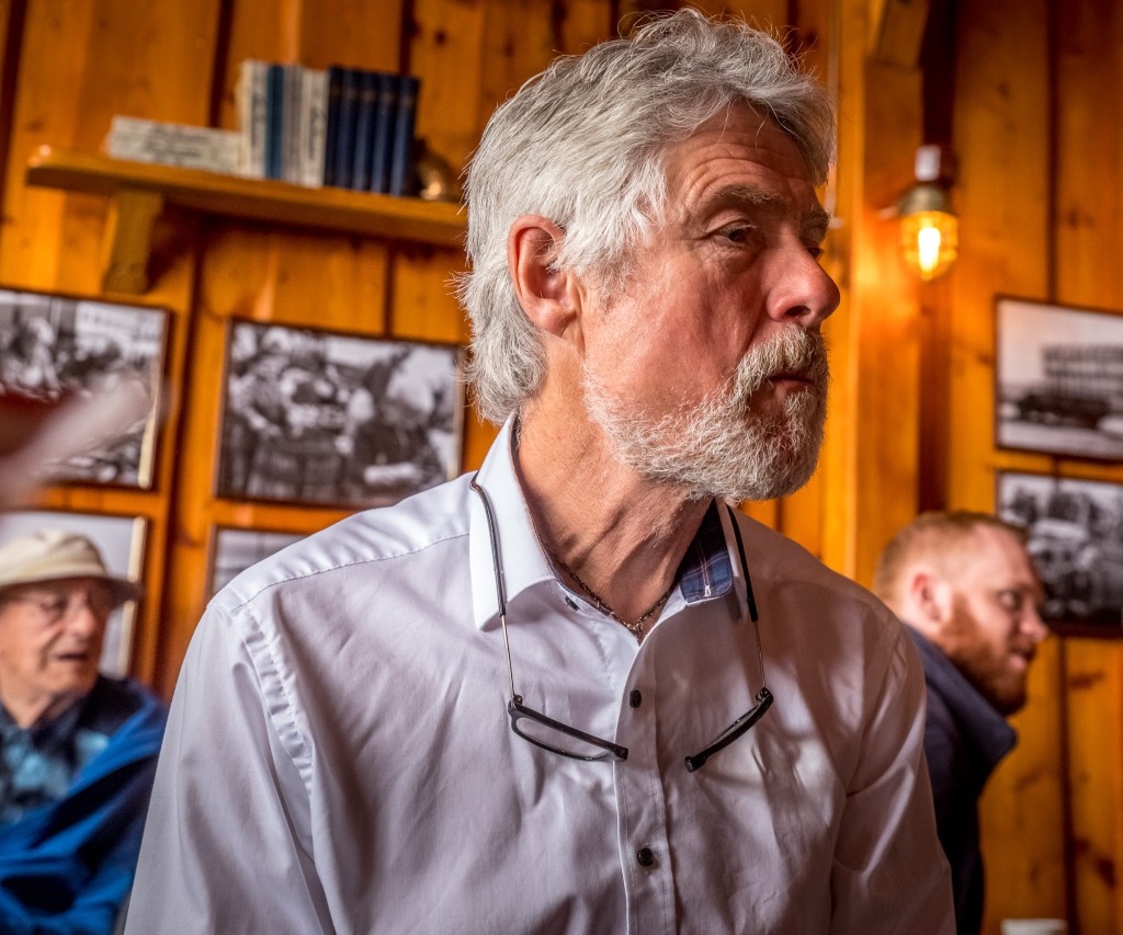 Opnun sýningar í Skipó